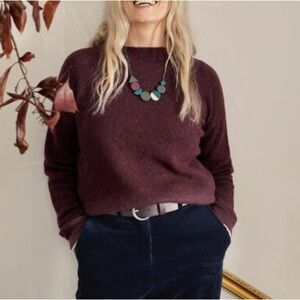 Seasalt Cornwall Coppinger Jumper Maroon • 8